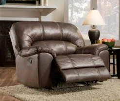 Stallion Brown Snuggle Up Recliner -Living Room Furniture Store 810168898 3
