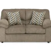 Pindall Brown Loveseat -Living Room Furniture Store 810324009