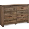 Trinell 6-Drawer Dresser -Living Room Furniture Store 810337767