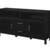 Black TV Media Stand -Living Room Furniture Store 810344693 1