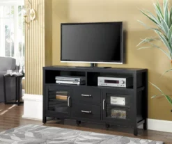 Black TV Media Stand -Living Room Furniture Store 810344693 3