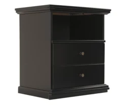 Maribel Black Nightstand -Living Room Furniture Store 810363205 2