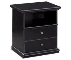 Maribel Black Nightstand -Living Room Furniture Store 810363205 6