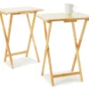 Natural Tray Tables, 2-Pack -Living Room Furniture Store 810366461