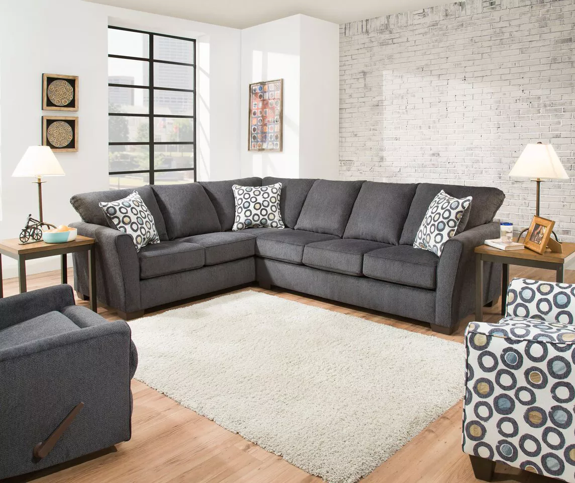 Dawson Denim Living Room Sectional 3 Dawson Denim Living Room Sectional