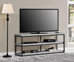 Faux Concrete TV Stand -Living Room Furniture Store 810369279 1