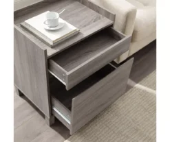 Margo Gray 2-Drawer Filing Cabinet -Living Room Furniture Store 810386285 A8 9