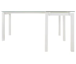 Baraga White L-Shaped Corner Desk -Living Room Furniture Store 810389269 7