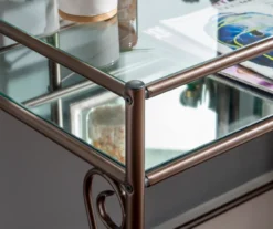 Heather Metal Adjustable Mirror Vanity Set With Stool -Living Room Furniture Store 810389409 A8 8