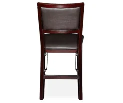 Brown Classic Open Back Folding Chairs, 2-Pack -Living Room Furniture Store 810389460 2