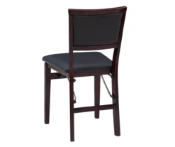 Brown Classic Open Back Folding Chairs, 2-Pack -Living Room Furniture Store 810389460 A2 1