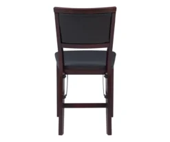 Brown Classic Open Back Folding Chairs, 2-Pack -Living Room Furniture Store 810389460 A2 2