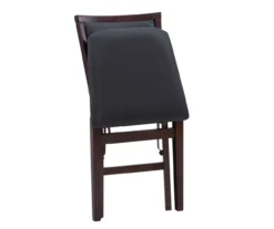 Brown Classic Open Back Folding Chairs, 2-Pack -Living Room Furniture Store 810389460 A8 1