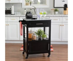 Ree Black Granite Top Kitchen Cart With Storage 18 Ree Black Granite Top Kitchen Cart With Storage -Living Room Furniture Store 810389519 A0 4