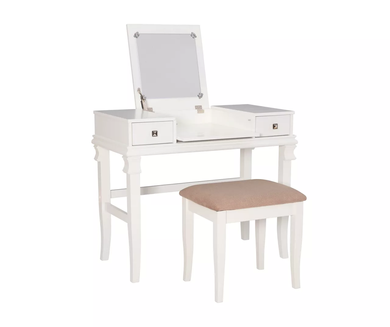 Martha Mirror Vanity Set With Stool 6 Martha Mirror Vanity Set With Stool - Image 4