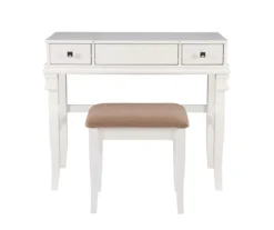 Martha Mirror Vanity Set With Stool 31 Martha Mirror Vanity Set With Stool -Living Room Furniture Store 810389524 A0 3