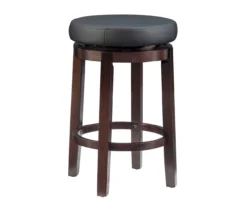 24" Clea Black Counter Stool -Living Room Furniture Store 810389528 1 1