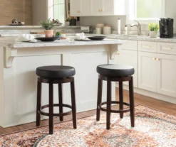 24" Clea Black Counter Stool -Living Room Furniture Store 810389528 B0 2