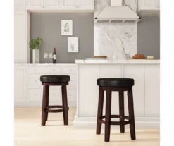 24" Clea Black Counter Stool -Living Room Furniture Store 810389528 B0 3