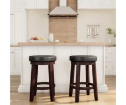 24" Clea Black Counter Stool -Living Room Furniture Store 810389528 B0 4