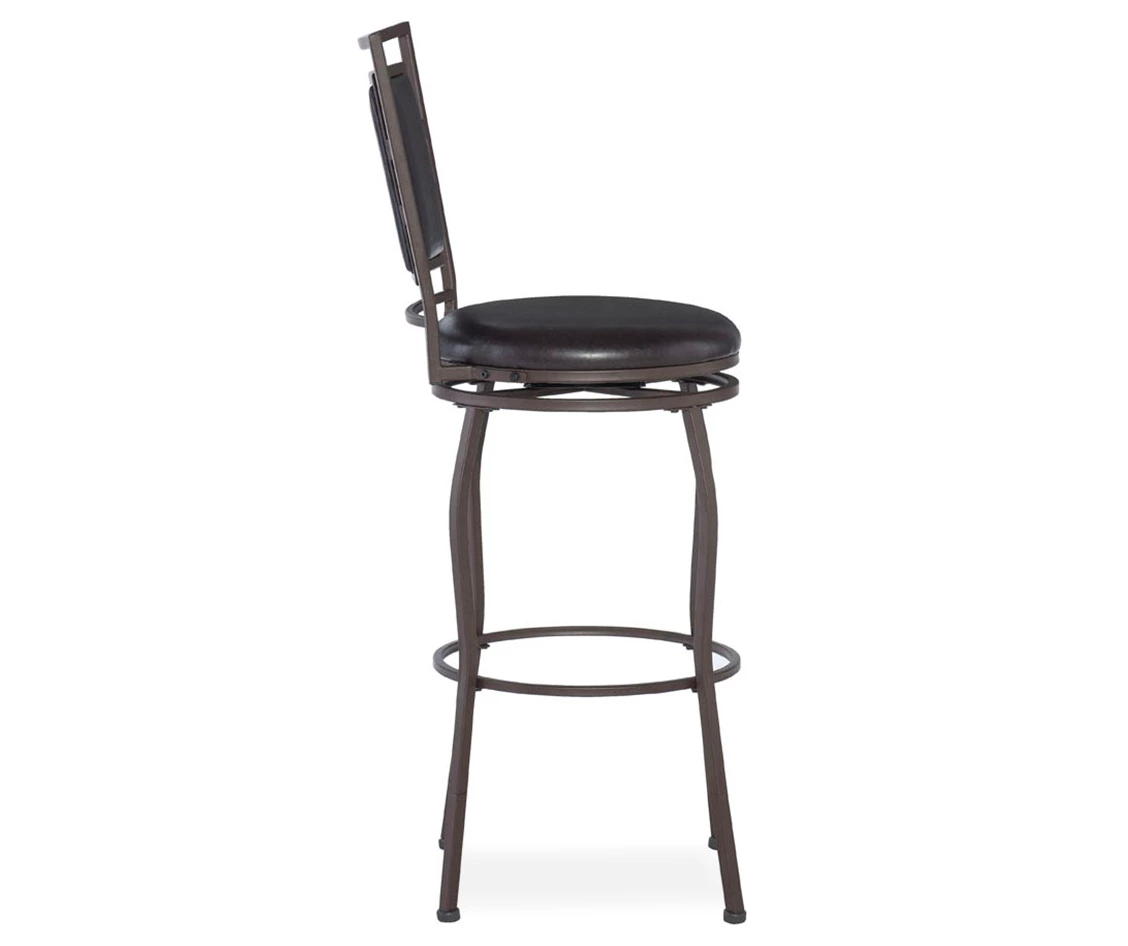 Black Adjustable Swivel Seat Barstool 4 Black Adjustable Swivel Seat Barstool - Image 2