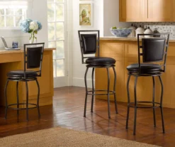 Black Adjustable Swivel Seat Barstool 7 Black Adjustable Swivel Seat Barstool -Living Room Furniture Store 810389542 3