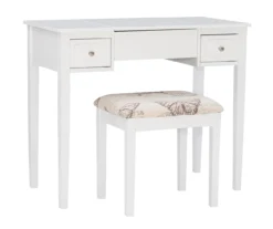 Butterfly Mirror Vanity Set With Stool -Living Room Furniture Store 810389543 A0 1