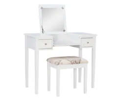 Butterfly Mirror Vanity Set With Stool -Living Room Furniture Store 810389543 A0 3