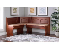 Beige Microfiber Cushion Set For Breakfast Nook -Living Room Furniture Store 810389546 A8 11