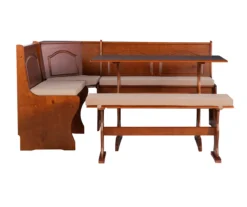 Beige Microfiber Cushion Set For Breakfast Nook -Living Room Furniture Store 810389546 A8 4