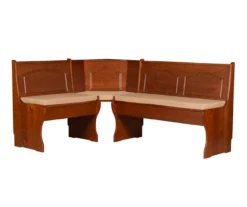 Beige Microfiber Cushion Set For Breakfast Nook -Living Room Furniture Store 810389546 A8 5