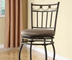 Swag Swivel Bar/ Counter Stools -Living Room Furniture Store 810389559 4