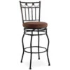 30" Slat Back Swivel Barstool -Living Room Furniture Store 810389560 1