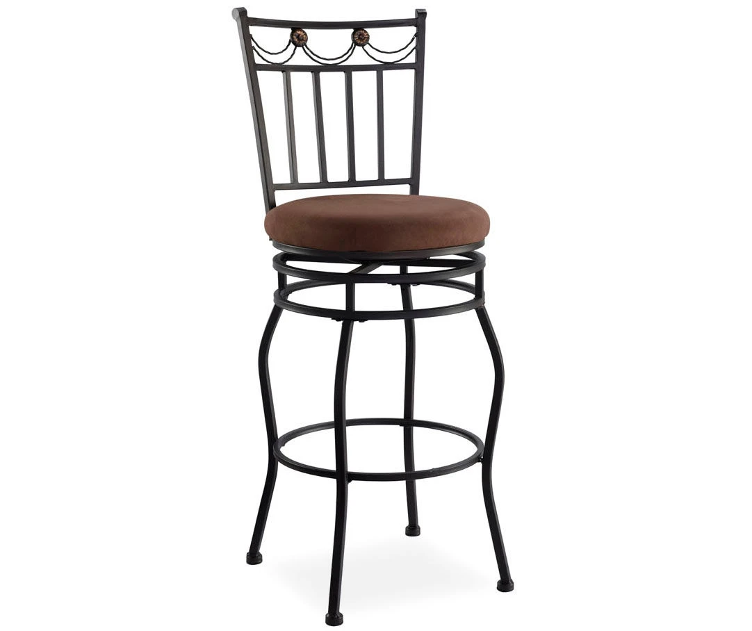 30" Slat Back Swivel Barstool 3 30" Slat Back Swivel Barstool