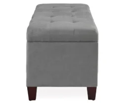 Erin Gray Padded Shoe Storage Ottoman -Living Room Furniture Store 810389631 3
