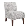 Shelby Script Armless Accent Chair -Living Room Furniture Store 810389655 1 3