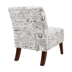 Shelby Script Armless Accent Chair -Living Room Furniture Store 810389655 3 1