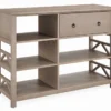 Rockford Rustic Gray 5-Shelf TV & Media Center -Living Room Furniture Store 810389684 2