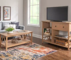 Rockford Rustic Gray 5-Shelf TV & Media Center -Living Room Furniture Store 810389684 A0 10