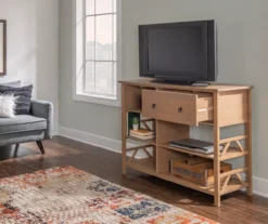 Rockford Rustic Gray 5-Shelf TV & Media Center -Living Room Furniture Store 810389684 A0 9