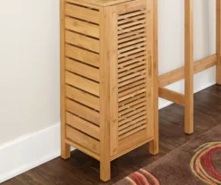 Pierce Bamboo Single Door Floor Cabinet -Living Room Furniture Store 810389686 3