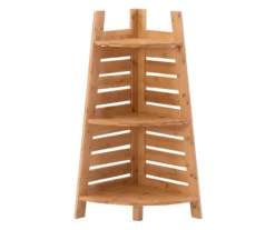 Pierce Bamboo 3-Tier Corner Shelf 22 Pierce Bamboo 3-Tier Corner Shelf -Living Room Furniture Store 810389691 A0 2