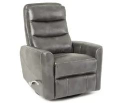 Real Living Bolero Faux Leather Swivel Glider Recliner -Living Room Furniture Store 810394206 5