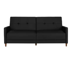 Ameriwood Avianna Faux Leather Coil Futon 27 Ameriwood Avianna Faux Leather Coil Futon -Living Room Furniture Store 810405140 3 1