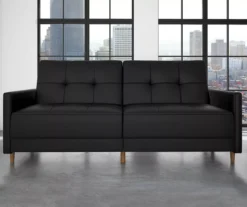 Ameriwood Avianna Faux Leather Coil Futon 30 Ameriwood Avianna Faux Leather Coil Futon -Living Room Furniture Store 810405140 4