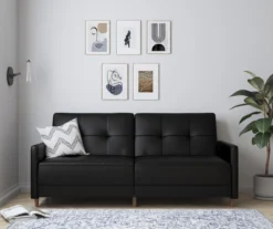 Ameriwood Avianna Faux Leather Coil Futon 32 Ameriwood Avianna Faux Leather Coil Futon -Living Room Furniture Store 810405140 5 1