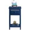 Indigo Blue Cottage Road 1-Drawer End Table -Living Room Furniture Store 810406209 3
