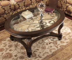 Norcastle Oval Coffee Table -Living Room Furniture Store 810409015 1