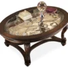 Norcastle Oval Coffee Table 2 Norcastle Oval Coffee Table -Living Room Furniture Store 810409015 2
