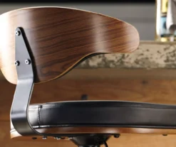 Bellatier Brown Low Back Adjustable Height Barstool -Living Room Furniture Store 810409020 3